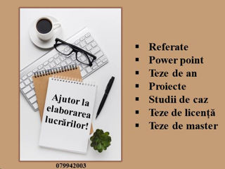 Referate! Teze! Rapoarte de practica!!! In ritm urgent!24 ore! foto 9