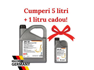 Promo! Cumperi 5 litri ulei de motor 5W-30 + 1 litru cadou!