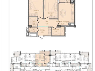 Apartament cu 2 camere, 70 m², Centru, Comrat foto 5