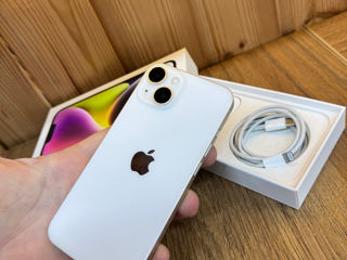 iPhone 14 - 128 gb, starlight, stare perfectă! foto 5