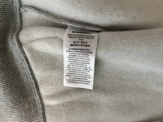 burberry zip hoodie gray foto 3