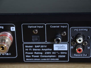 Mitchell & johnson   sap 201v hi-fi stereo amplifier / dac / phono / с 2-мя  пультами foto 11