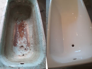Restabilirea cazilor,fontă(ciugun), metal,acril. calitate,garantie,exploatare 20ani !! покраска ванн foto 4