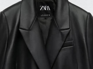 Кожаный пиджак ZARA