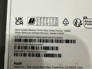 Продам Iphone 14 Pro Max  128GB Deep Purple. foto 8