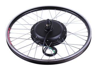 Set bicicleta roata fata 26" cu display 500W Agile Elec foto 5