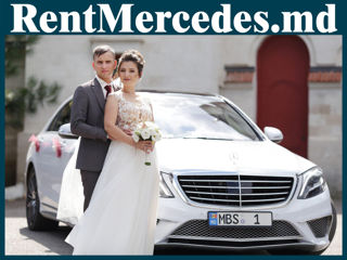 Chirie/прокат Mercedes S Class W222 AMG S65 Long alb/белый cu sofer/с водителем foto 13