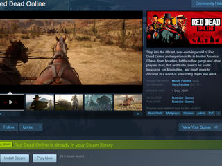 Red Dead Online Аccount Steam Full Access + Mail foto 2