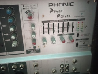 Mixer activ Phonic pod602.Soundcraft signature12