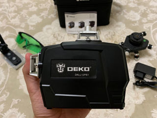 Laser Deko 3D PB1 12 linii +   acumulator + tripod + livrare gratis foto 5