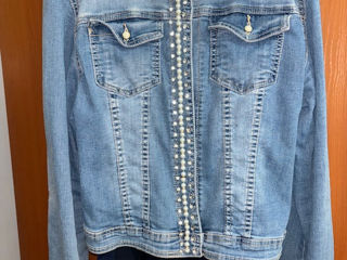 Женская джинсовая курточка foto 1