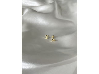 CERCEI GOLD BEAR CU PIETRE (AUR 750)