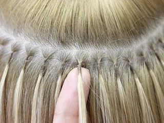 Итальянское наращивание волос на микро капсулки! foto 5
