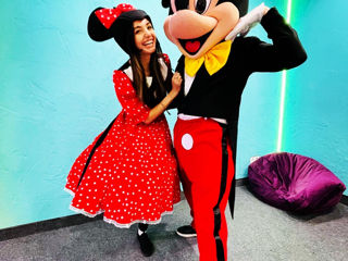 Mascote Mickey și Minnie Mouse - livrare flori și distracții pentru copii! foto 2