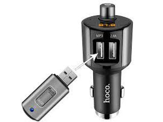 Modulator FM HOCO E19 2USB/2.4A foto 3