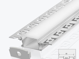 Banda LED RGB Magic în Chișinău, banda LED wi-fi în Moldova, profil pentru banda LED, COB LED foto 14