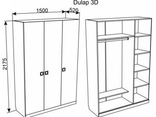 Dulap Ambianta 3D Amigo super pret foto 2