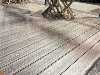 Decking WPC (lemn compozit) scânduri pentru pardoseală exterioară sau terase foto 3