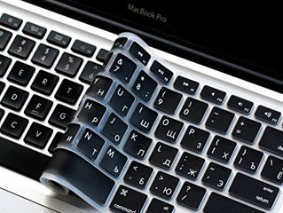 Силиконовая накладка для клавиатуры Apple MacBook (с русскими буквами) фото 0