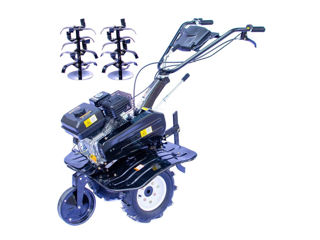 Set cu motocultor Worker HB 700 S 7 CP benzină (Pro Line) + freză