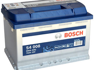 Acumulator Bosch S4 008 74Ah 680A - Garanție 2 ani! foto 1