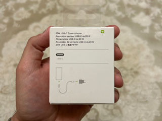 Apple Charger USB Type-C 20W + Cablu фото 2