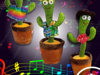 Игрушка танцующий кактус повторюшка говорящий USB// foto 4