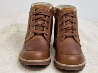 Ботинки Clarks Heath Lace Comfort NEW Leather Brown Zip UK 1 G EU 33 foto 2