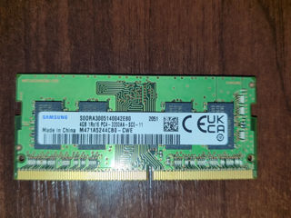 Vând memorie RAM (2 buc.) - Продаю оперативную память 2 шт. DDR4 Samsung 4 ГБ, 3200 МГц