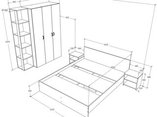 Set mobilă de calitate înaltă în dormitor foto 3