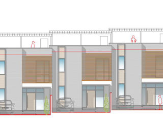 Перспективный проект на постройку пяти 2-х этажных Townhouse на 10 сотках , сел. Гратиешты foto 9