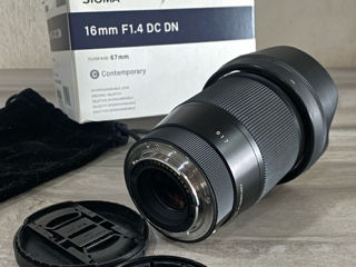 Sigma 16mm F1,4 DC DN sony E-mount