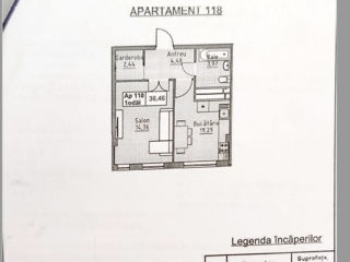 Apartament cu 1 cameră, 37 m², Poșta Veche, Chișinău