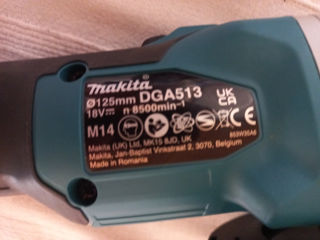 Makita DGA513 болгарка foto 1