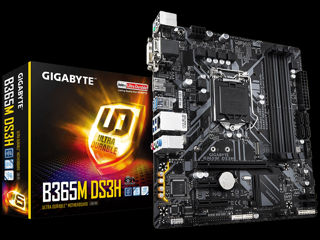 Intel B365M DS3H ultra durable motherboard with Gigabyte с сокетом LGA 1151.