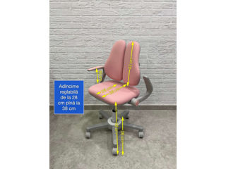 Scaun de birou ergonomic pentru copii Ergo-KID - este proiectat pentru a asigura confortul copilului foto 7