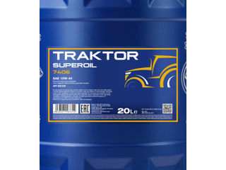 Ulei (масло) MANNOL 7406-20 Traktor Superoil 15W-40 20L (pentru tractoare) foto 2