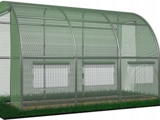 Seră de grădină cu peliculă și carcasă GardenLine 4x1.5m foto 2