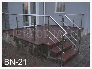 Balustrade Inox, balustrade la scari, perile, elemente inox, tabla  inox foto 7