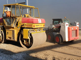 Servicii Bobcat, Excavator 6t, Greider, Catok 10 t, amenajare , compactare, nivelare, frezare asfalt