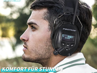 Защитные наушники с Bluetooth 5.3 DAB+/FM-радио фото 1