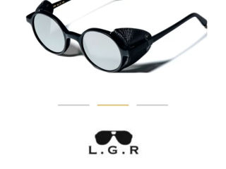 Оригенал. L. G. R. Runion Flap очки с кожаным вставками foto 1