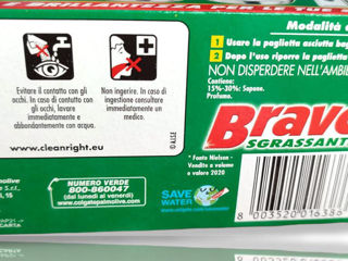 Bravo Sgrassante Bureti De Vase Cu Detergent, 7 Bucăți foto 6