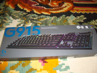 Tastatura gaming mecanica Logitech G915 GL Clicky NOUA layout FR , AZERTY, 2600 lei foto 3