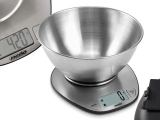 Электронные кухонные весы из стали foto 3
