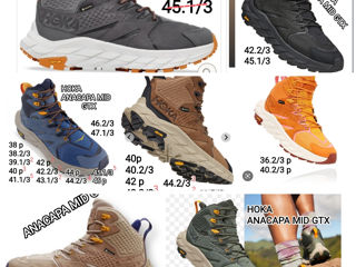 Кожа! GORE Tex! Кроссовки и ботинки Hoka Anacapa GTX, Kaha GTX, Stinson Mid GTX и другие! Скидки-30% foto 3