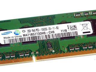 DDR2, DDR3 (1/2/4 Gb) для ноутбуков с гарантией (рабочая 100%). От 50 лей. foto 4