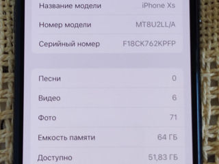 Iphone xs 64gb space gray neverlock "urgent" foto 5