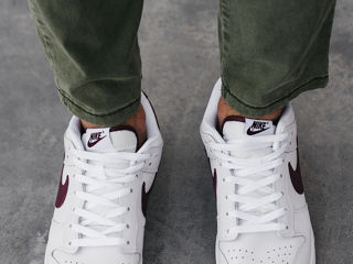 Nike SB Dunk White/Bordo foto 9