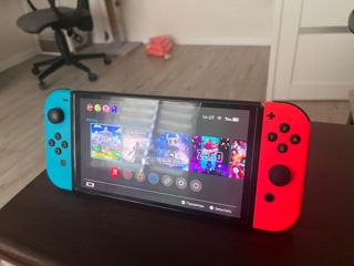 Чипованный Nintendo Switch OLED foto 4